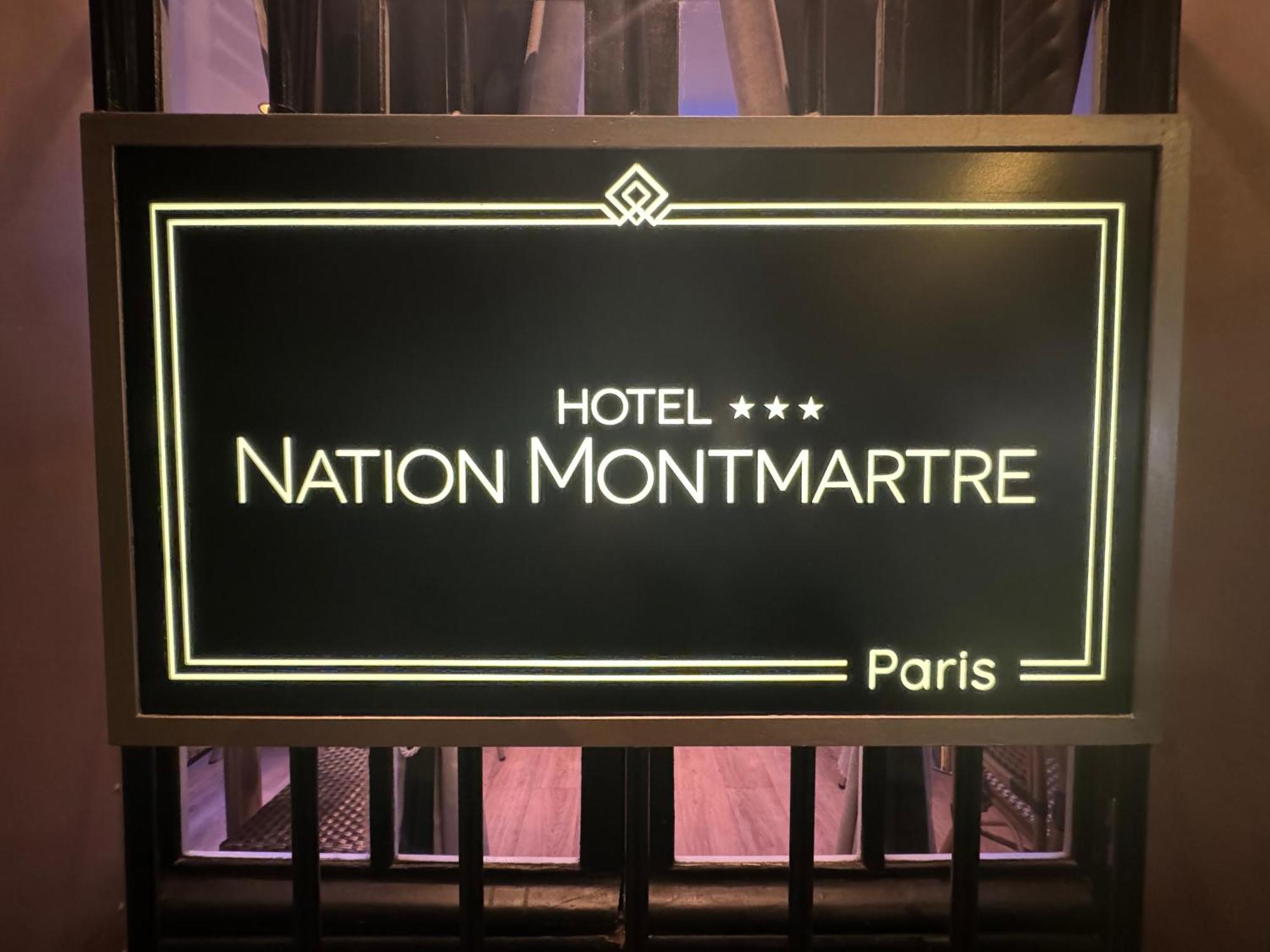 Hotel Nation Montmartre Paris Bagian luar foto